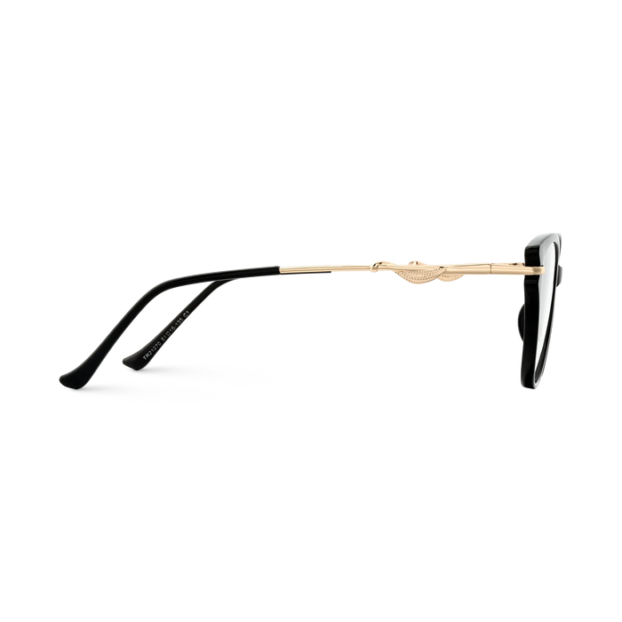 Eydology Daphne Black Women's Cat Eye Glasses 4