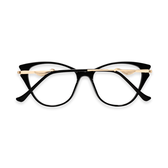 Eydology Daphne Black Women's Cat Eye Glasses 5