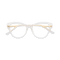 Eydology Daphne Clear Women's Cat Eye Glasses 1