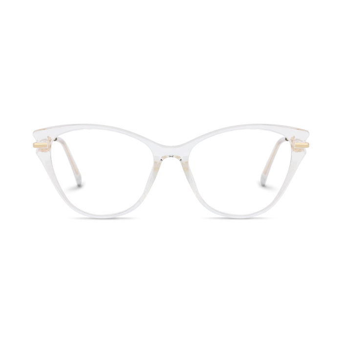 Eydology Daphne Clear Women's Cat Eye Glasses 2