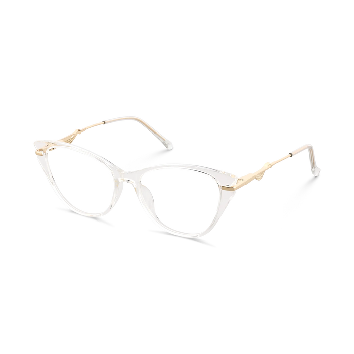 Eydology Daphne Clear Women's Cat Eye Glasses 3