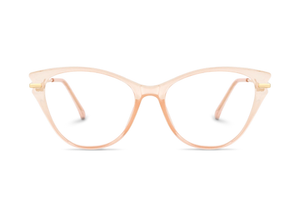 Eydology Daphne Milky Pink Women's Cat Eye Glasses 2
