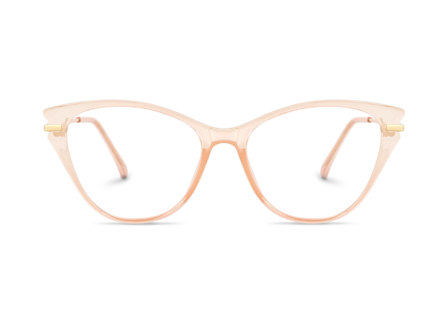 Eydology Daphne Milky Pink Women's Cat Eye Glasses 2