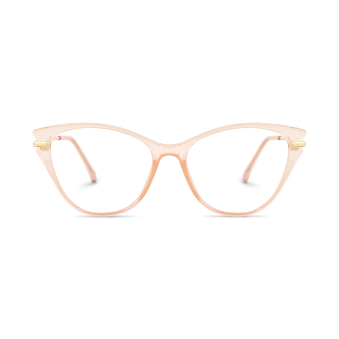 Eydology Daphne Milky Pink Women's Cat Eye Glasses 2
