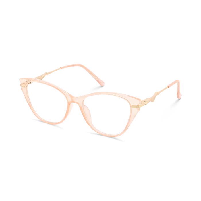 Eydology Daphne Milky Pink Women's Cat Eye Glasses 3