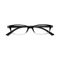 Eydology Dayana Black to Clear Gradient Rectangle Kids Glasses 1