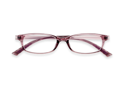 Eydology Dayana Crystal Pink Rectangle Kids Glasses 1