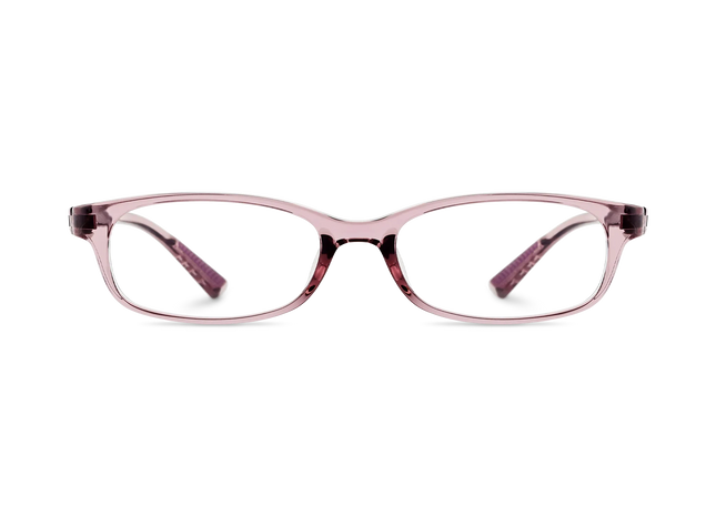Eydology Dayana Crystal Pink Rectangle Kids Glasses 2