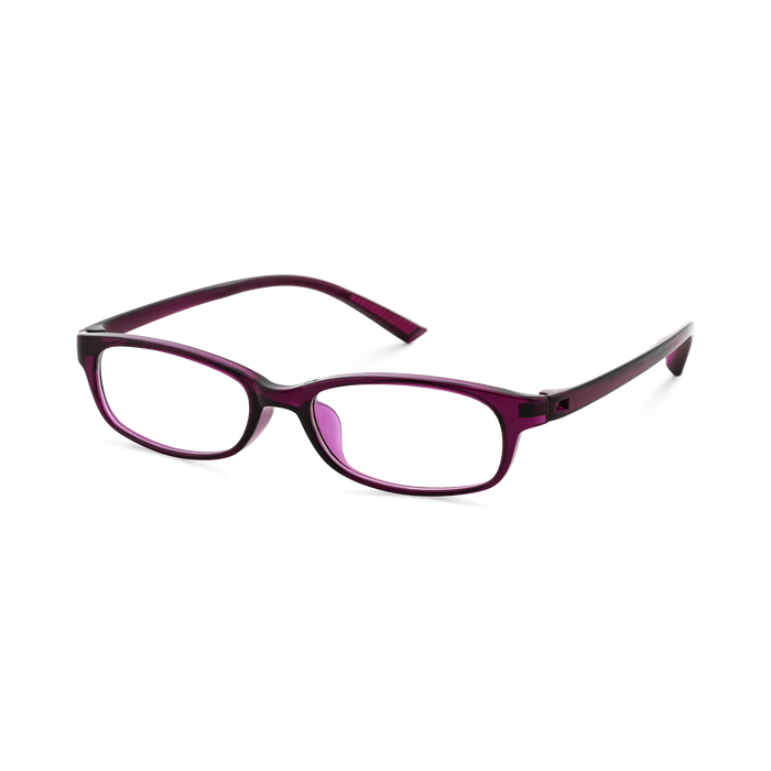 Eydology Dayana Crystal Purple Rectangle Kids Glasses 3