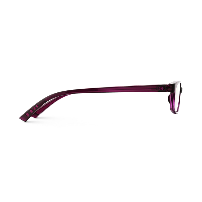Eydology Dayana Crystal Purple Rectangle Kids Glasses 4