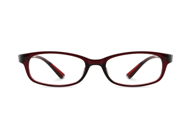 Eydology Dayana Crystal Red Rectangle Kids Glasses 2