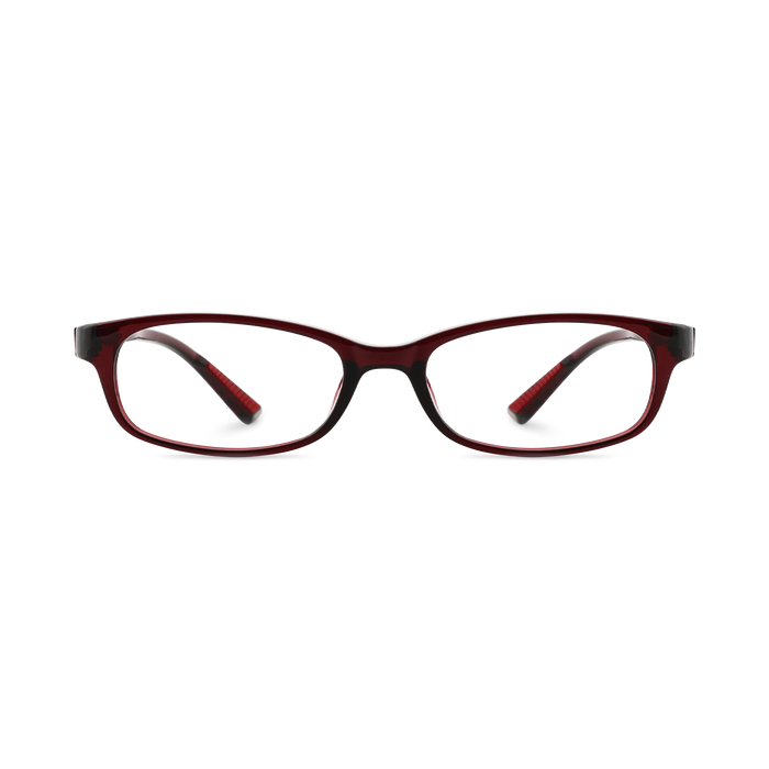 Eydology Dayana Crystal Red Rectangle Kids Glasses 2