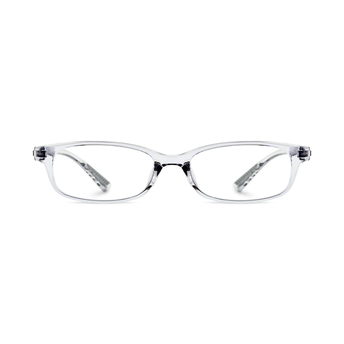 Eydology Dayana Transparent Grey Rectangle Kids Glasses 2