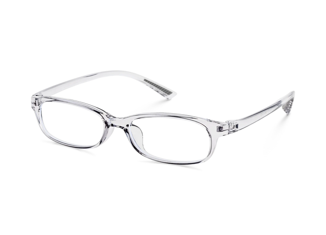 Eydology Dayana Transparent Grey Rectangle Kids Glasses 3