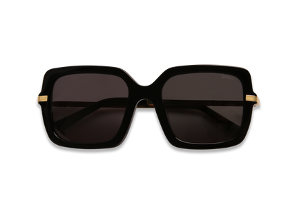Eydology Deena Black Frame Grey Lens Sunglasses 2