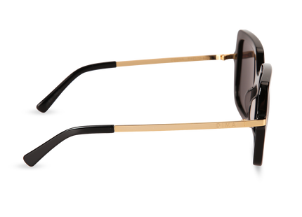 Eydology Deena Black Frame Grey Lens Sunglasses 4