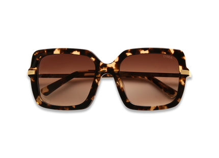 Eydology Deena Blonde Tortoise Frame Brown Gradient Lens Sunglasses 2