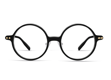 Eydology Delilah Black w Gold Dots Glasses 1