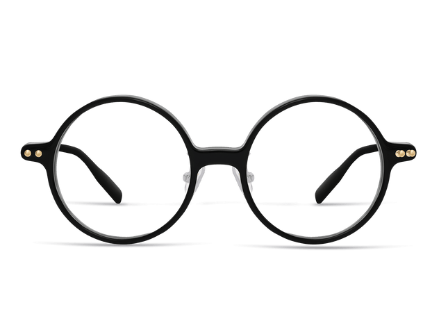 Eydology Delilah Black w Gold Dots Glasses 1