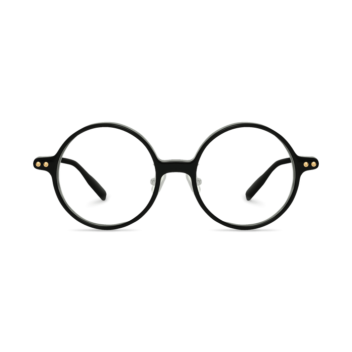 Eydology Delilah Black w Gold Dots Glasses 1