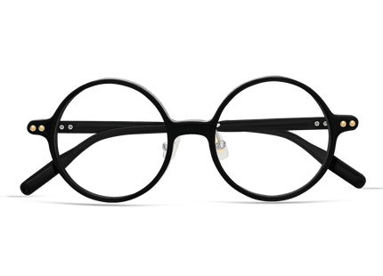 Eydology Delilah Black w Gold Dots Glasses 3