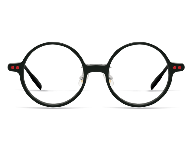 Eydology Delilah Black w Red Dots Glasses 1