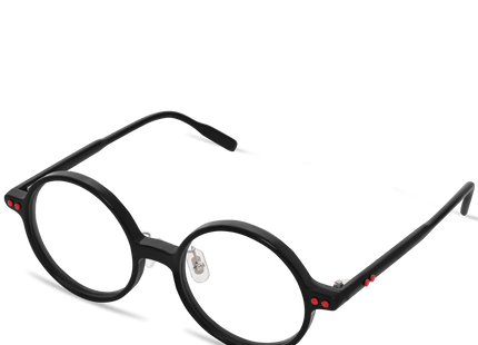 Eydology Delilah Black w Red Dots Glasses 2