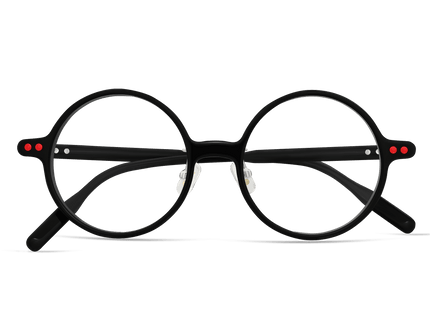 Eydology Delilah Black w Red Dots Glasses 3