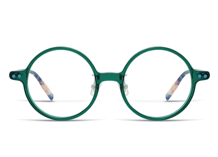 Eydology Delilah Crystal Green Glasses 1