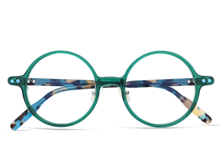 Eydology Delilah Crystal Green Glasses 3