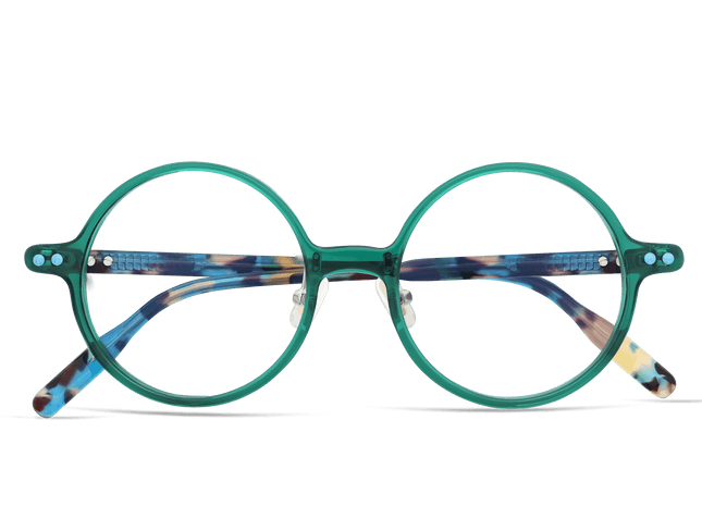 Eydology Delilah Crystal Green Glasses 3
