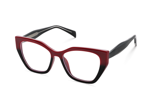 Eydology Denver Black w Red Eyeglasses 6