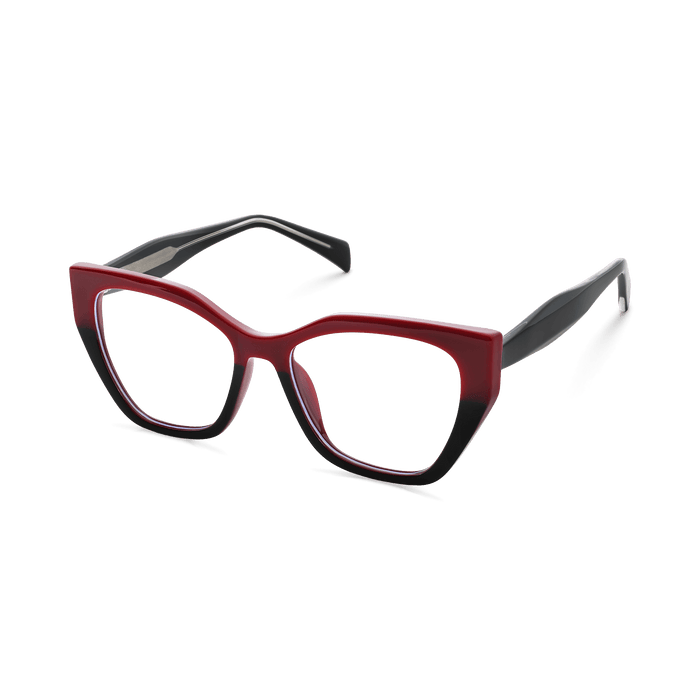 Eydology Denver Black w Red Eyeglasses 6