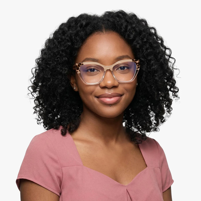 Eydology Denver Champagne Eyeglasses 3