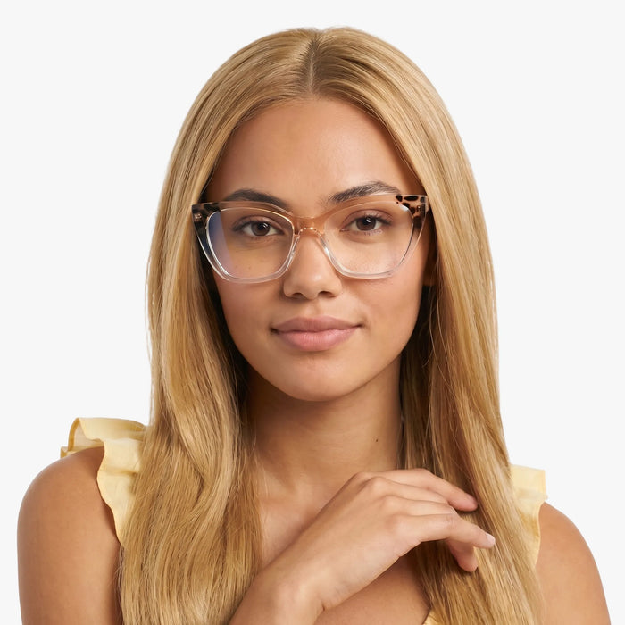 Eydology Denver Champagne Eyeglasses 4