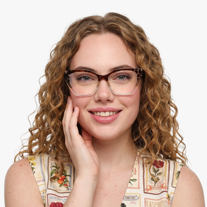 Eydology Denver Crystal Dark Brown Eyeglasses 3