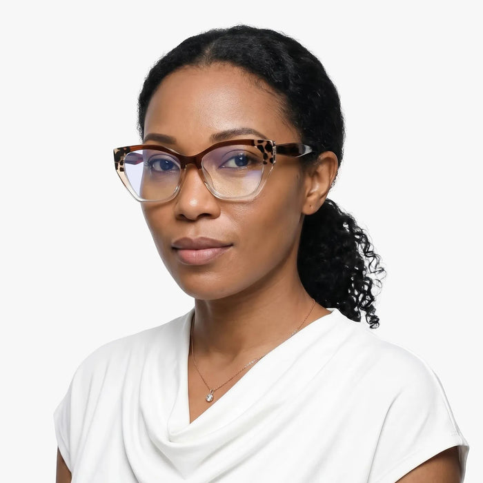 Eydology Denver Crystal Dark Brown Eyeglasses 4