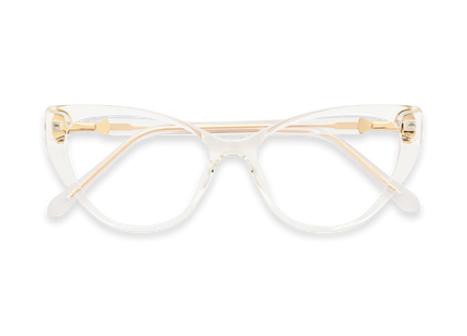 Eydology Destiny Clear Cat Eye Glasses 1
