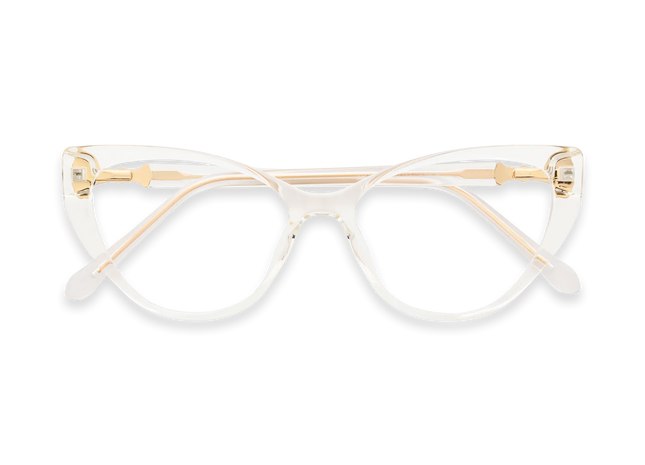 Eydology Destiny Clear Cat Eye Glasses 1