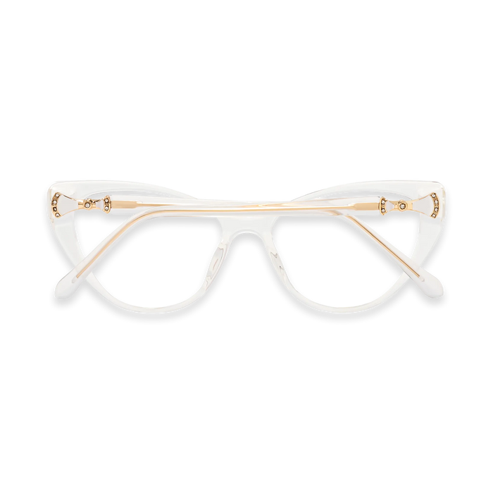 Eydology Destiny Clear Cat Eye Glasses 5