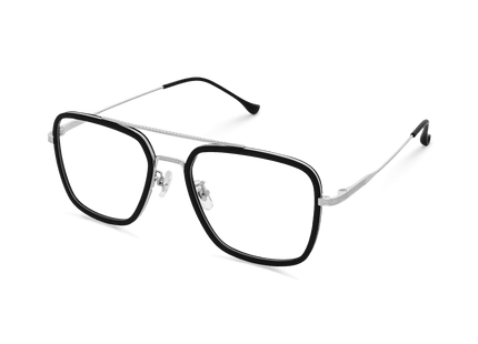 Eydology Devon Black/Silver Glasses 3