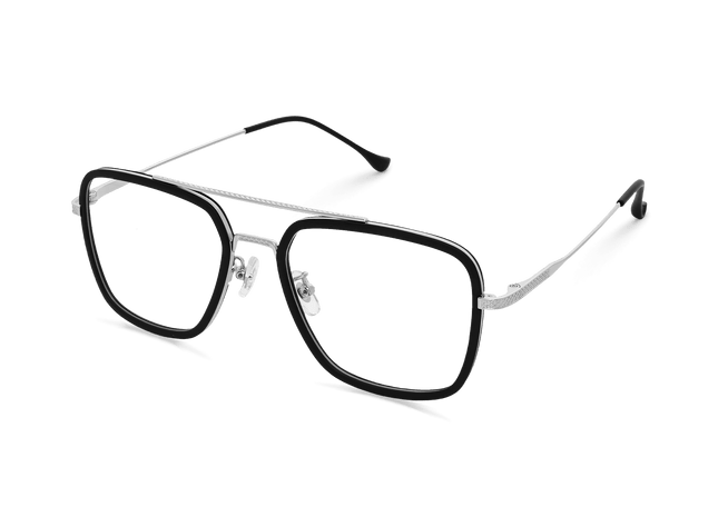 Eydology Devon Black/Silver Glasses 5