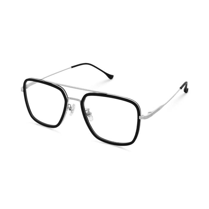Eydology Devon Black/Silver Glasses 5