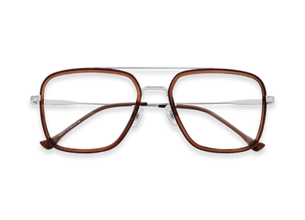 Eydology Devon Brown/Silver Glasses 1