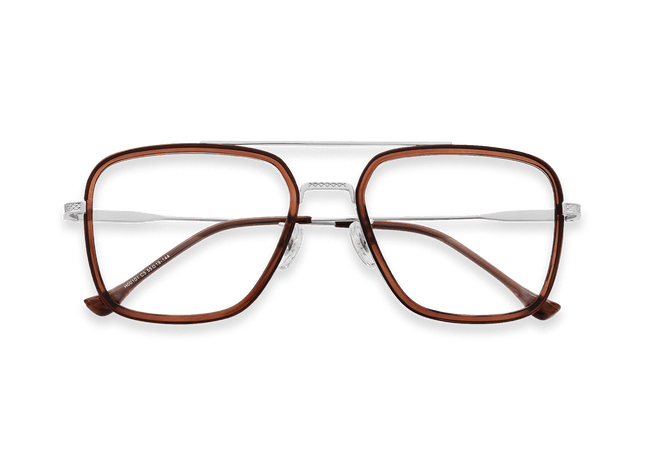 Eydology Devon Brown/Silver Glasses 1