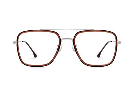 Eydology Devon Brown/Silver Glasses 2