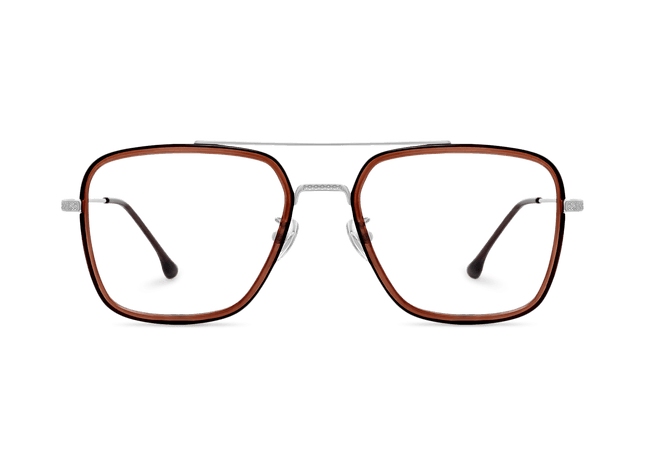 Eydology Devon Brown/Silver Glasses 2