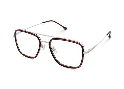 Eydology Devon Brown/Silver Glasses 3