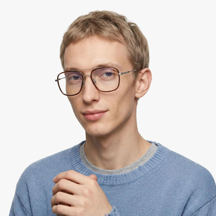 Eydology Devon Brown/Silver Glasses 3