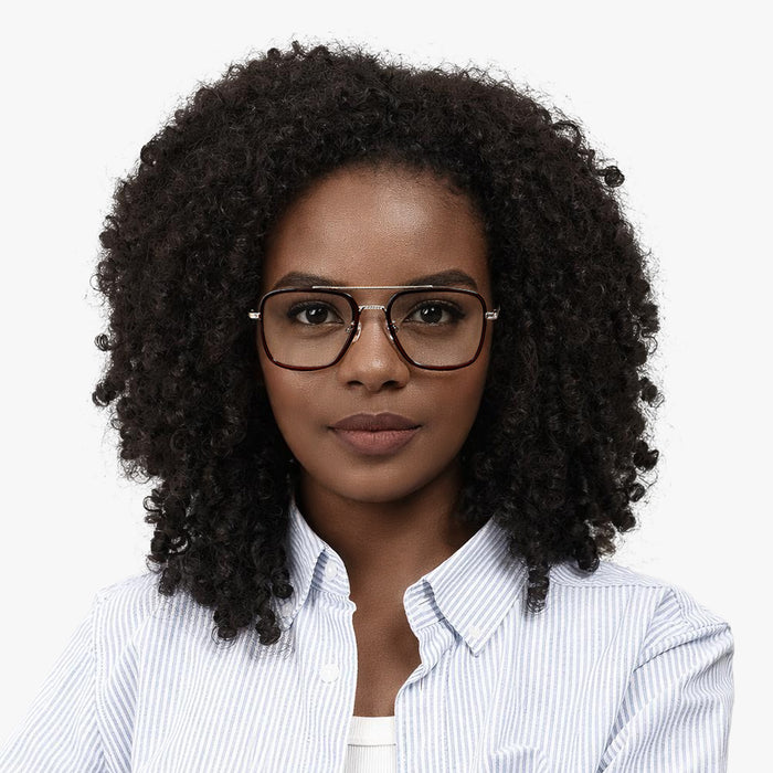 Eydology Devon Brown/Silver Glasses 4